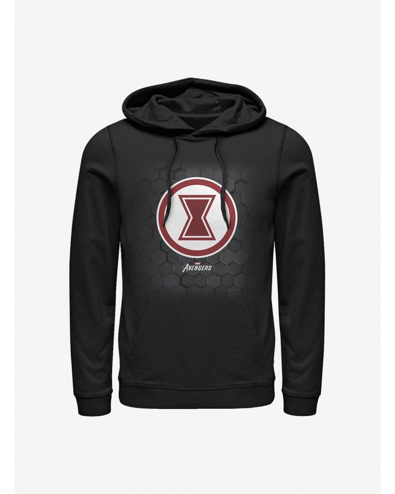 Marvel Black Widow Hex Logo Hoodie $16.16 Hoodies