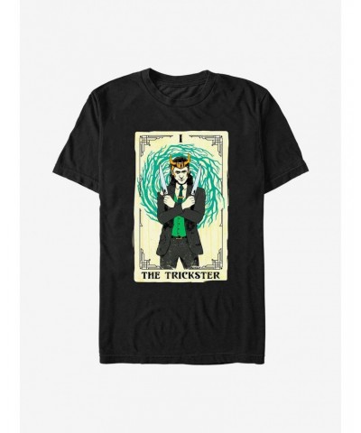 Marvel Loki The Trickster Tarot T-Shirt $5.93 T-Shirts