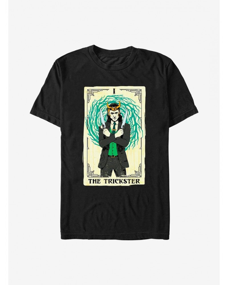 Marvel Loki The Trickster Tarot T-Shirt $5.93 T-Shirts