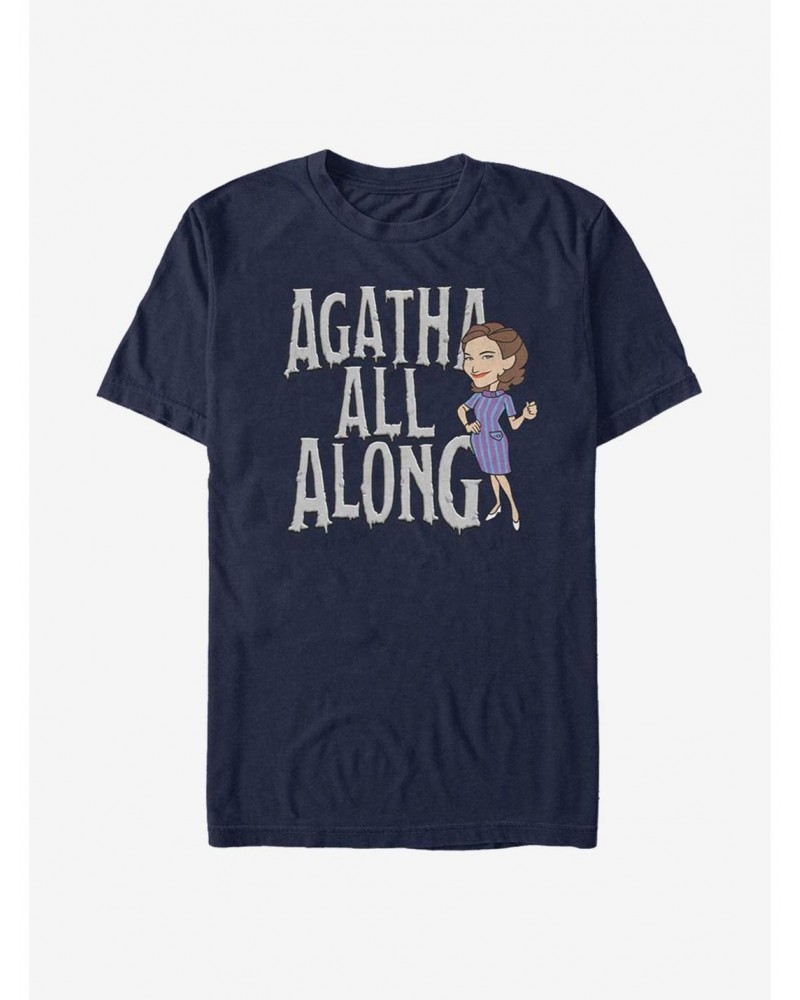 Extra Soft Marvel WandaVision Agatha All Along T-Shirt $9.25 T-Shirts