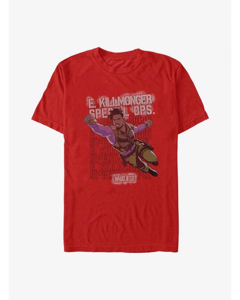 What If?? Erik Killmonger Army Brat T-Shirt $5.93 T-Shirts