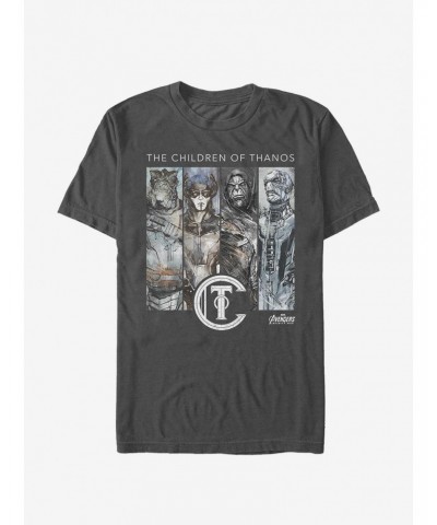 Marvel Avengers: Infinity War Children of Thanos Panels T-Shirt $5.74 T-Shirts