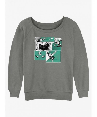 Marvel Moon Knight Action Sequence Girls Slouchy Sweatshirt $10.33 Sweatshirts