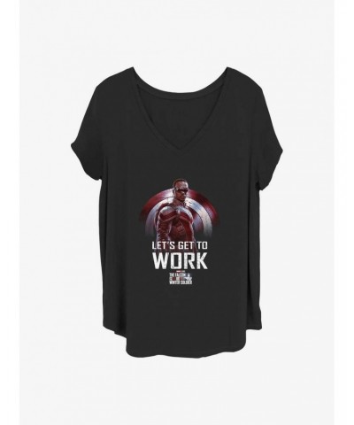 Marvel The Falcon and the Winter Soldier I'm In Charge Girls T-Shirt Plus Size $7.86 T-Shirts