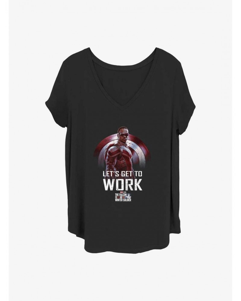 Marvel The Falcon and the Winter Soldier I'm In Charge Girls T-Shirt Plus Size $7.86 T-Shirts