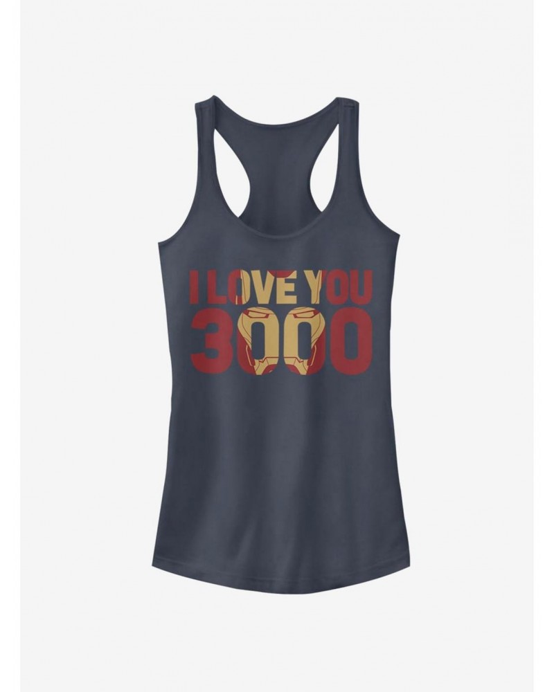 Marvel Avengers: Endgame Iron Man Love You 3000 Girls Tank $7.57 Tanks