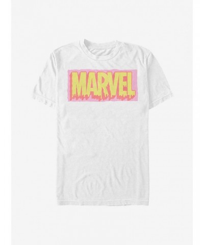 Marvel Logo Drip T-Shirt $6.88 T-Shirts