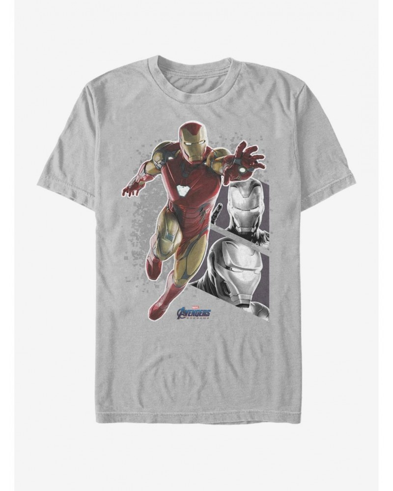 Marvel Avengers: Endgame Iron Man Panels T-Shirt $6.69 T-Shirts