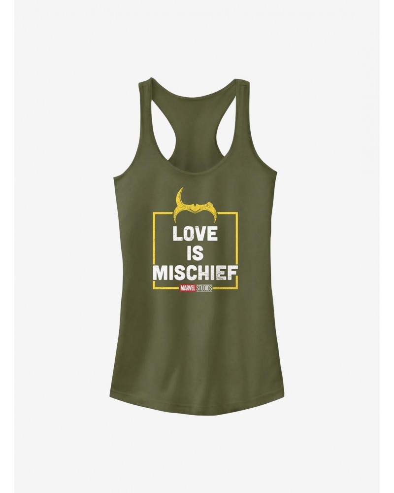 Marvel Loki Love Is Mischief Girls Tank $6.37 Tanks