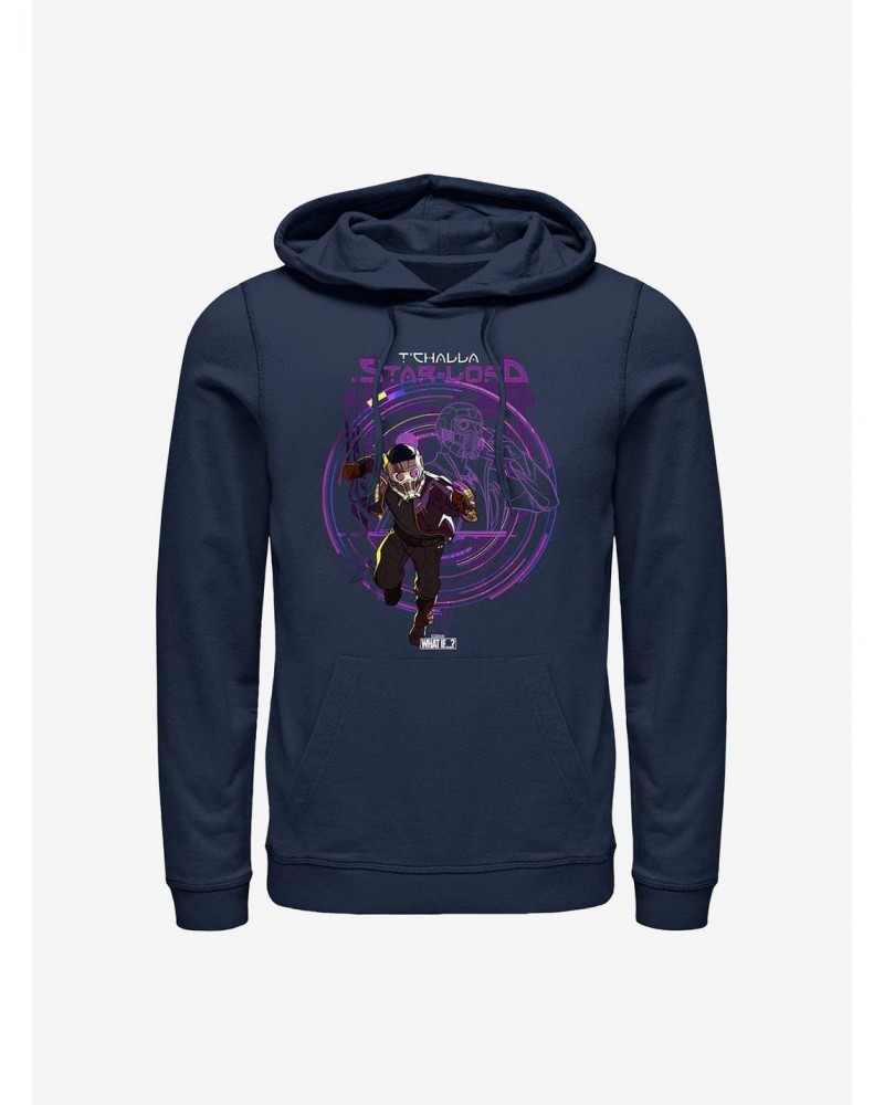 Marvel What If...? T'Challa Star-Lord Hoodie $13.65 Hoodies