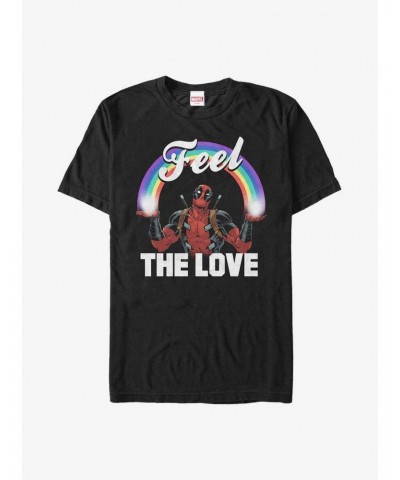 Marvel Deadpool Feel The Love Extra Soft T-Shirt $8.61 T-Shirts