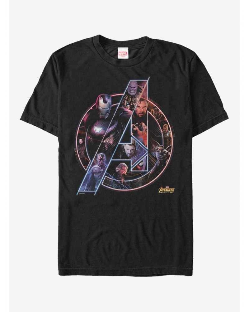 Marvel Avengers: Infinity War Logo T-Shirt $8.41 T-Shirts