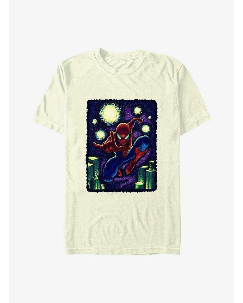 Marvel Spider-Man Starry New York T-Shirt $9.18 T-Shirts