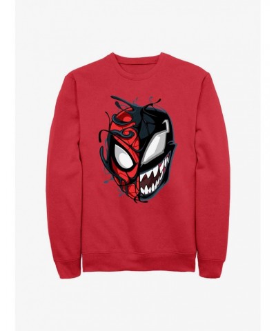 Marvel Spider-Man Split Venom Sweatshirt $11.51 Sweatshirts