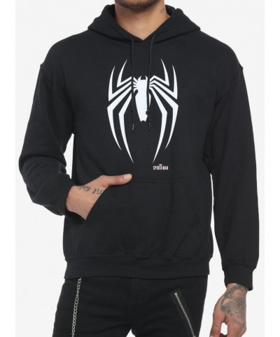 Marvel Spider-Man Spider-Man Game Logo Hoodie $14.01 Hoodies