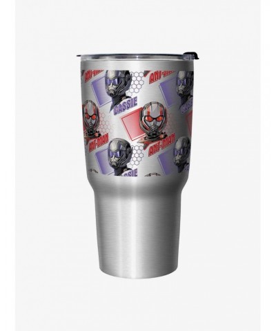 Marvel Ant-Man and the Wasp: Quantumania Ant-Man & Cassie Helmet Pattern Travel Mug $10.76 Mugs