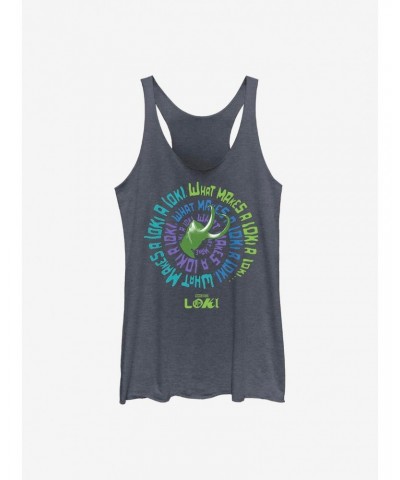 Marvel Loki What Makes A Loki Girls Tank $7.25 Tanks