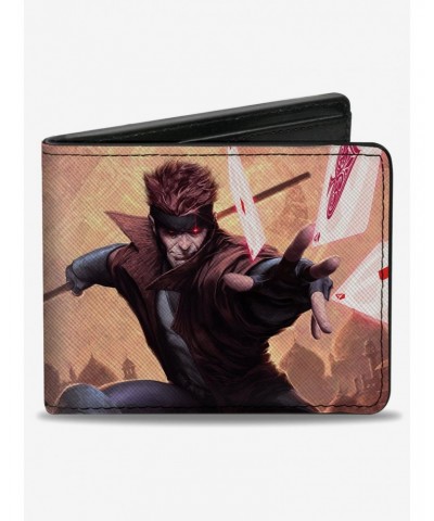 Marvel X-Men Gambit Action Cards Pose Tans Bifold Wallet $7.94 Wallets