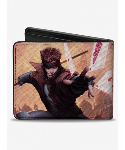 Marvel X-Men Gambit Action Cards Pose Tans Bifold Wallet $7.94 Wallets