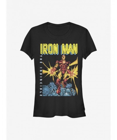 Marvel Iron Man Iron Man Girls T-Shirt $6.57 T-Shirts