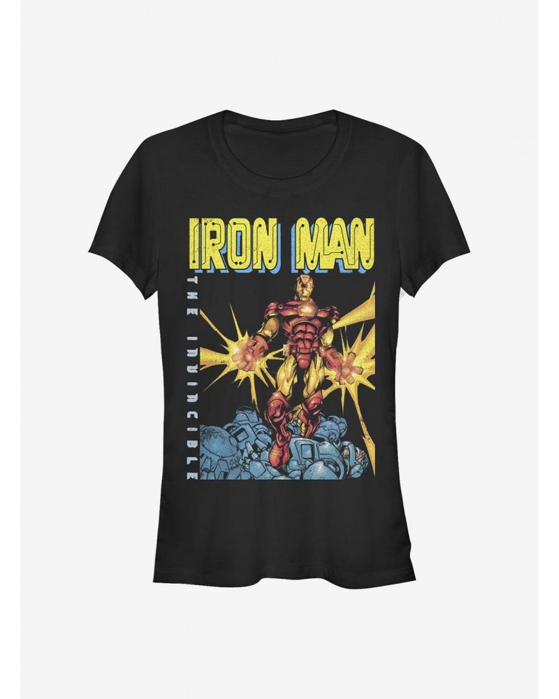 Marvel Iron Man Iron Man Girls T-Shirt $6.57 T-Shirts