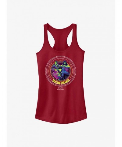 Marvel Doctor Strange In The Multiverse Of Madness Runes Badge Girls Tank $9.56 Tanks