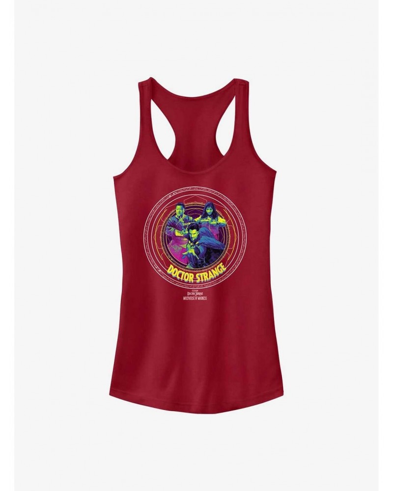 Marvel Doctor Strange In The Multiverse Of Madness Runes Badge Girls Tank $9.56 Tanks