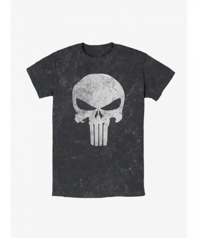 Marvel Distress Skull Mineral Wash T-Shirt $7.25 T-Shirts