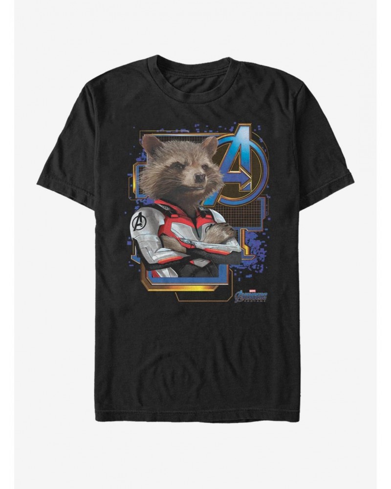 Marvel Avengers: Endgame Space Rocket T-Shirt $9.18 T-Shirts