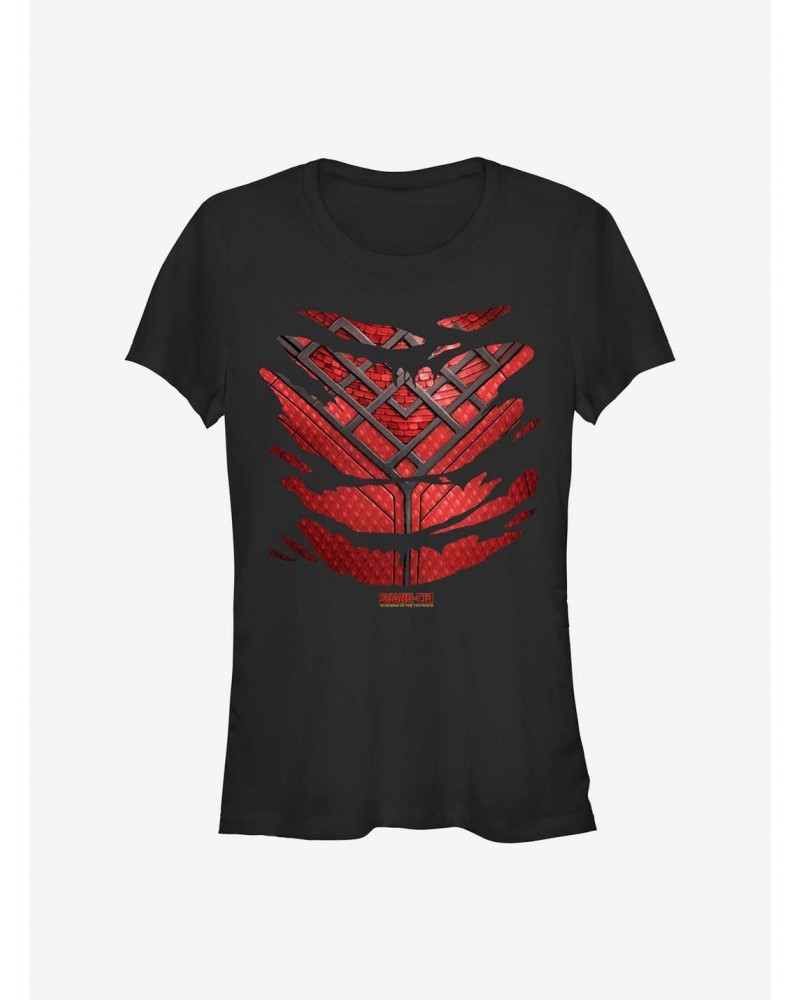 Marvel Shang-Chi And The Legend Of The Ten Rings Shang-Chi Costume Girls T-Shirt $8.96 T-Shirts