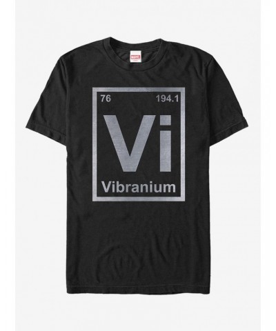 Marvel Black Panther Vibranium Element T-Shirt $9.18 T-Shirts