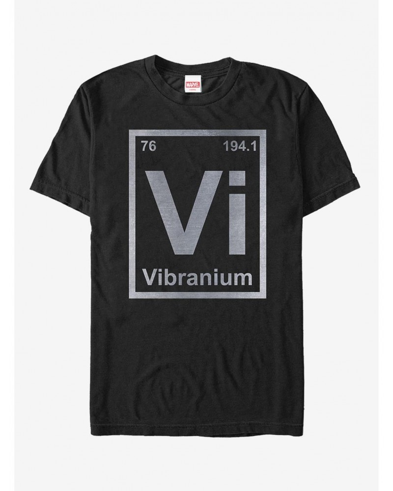 Marvel Black Panther Vibranium Element T-Shirt $9.18 T-Shirts