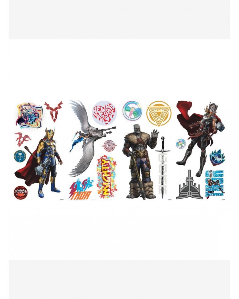 Marvel Thor: Love & Thunder Peel & Stick Wall Decals $7.16 Decals