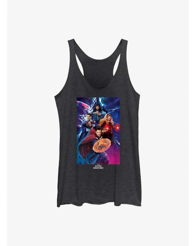 Marvel Doctor Strange In The Multiverse of Madness Group Shot Girls Tank $9.32 Tanks