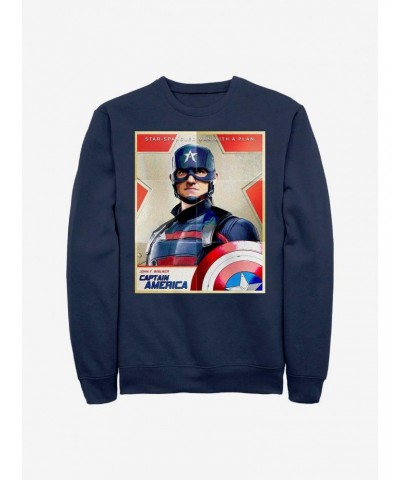 Marvel The Falcon And The Winter Soldier Inspired By Cap Crew Sweatshirt $12.99 Sweatshirts