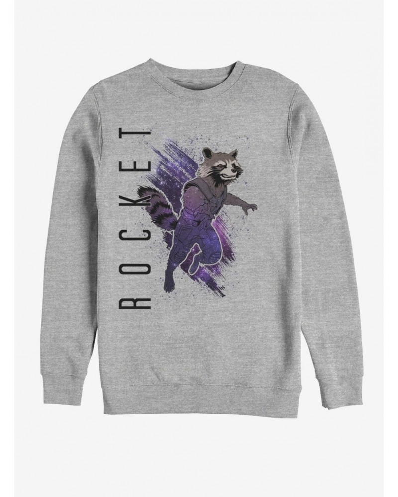 Marvel Avengers: Endgame Rocket Painted Sweatshirt $9.15 Sweatshirts