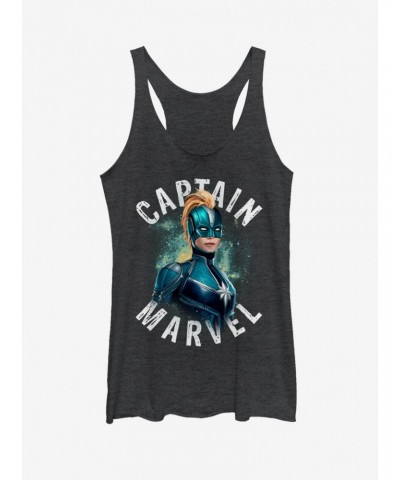 Marvel Captain Marvel Blue Suit Girls Tank $7.67 Tanks