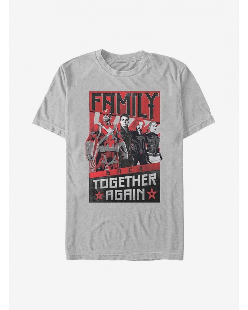 Marvel Black Widow Together Again T-Shirt $7.84 T-Shirts