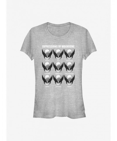 Marvel Wolverine Expressions Of Wolverine Girls T-Shirt $6.57 T-Shirts