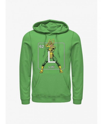 Marvel Loki Periodic Element Hoodie $15.09 Hoodies