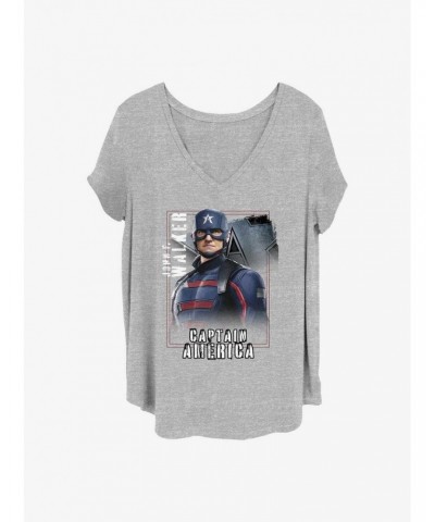 Marvel The Falcon and the Winter Soldier Walker Hero Girls T-Shirt Plus Size $10.40 T-Shirts