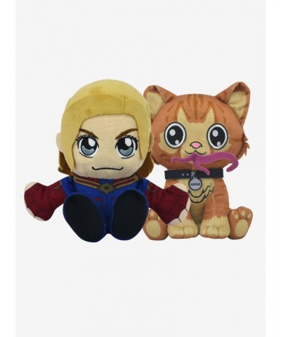 Marvel Captain Marvel & Goose Kuricha Sitting Plush Bundle $18.35 Plush Bundles