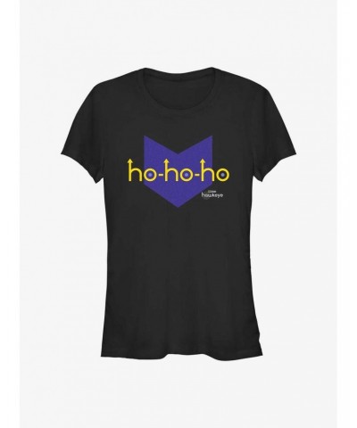 Marvel Hawkeye Hawkeye Hohoho Logo Girls T-Shirt $8.76 T-Shirts