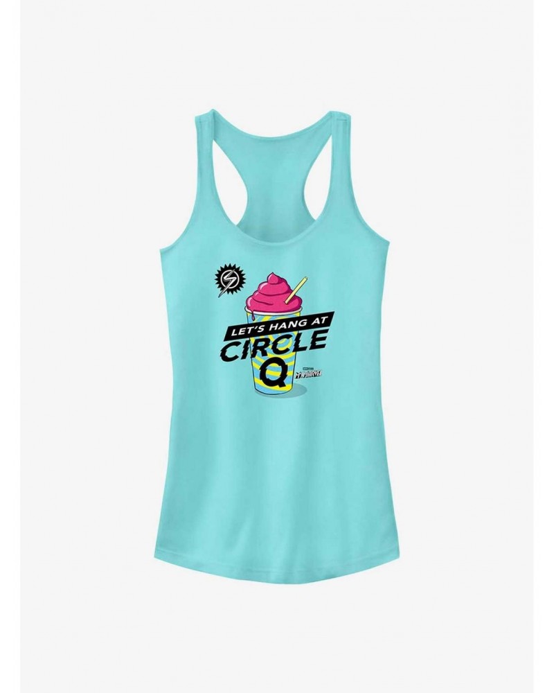 Marvel Ms. Marvel Hang At Circle Q Girls Tank $8.57 Tanks