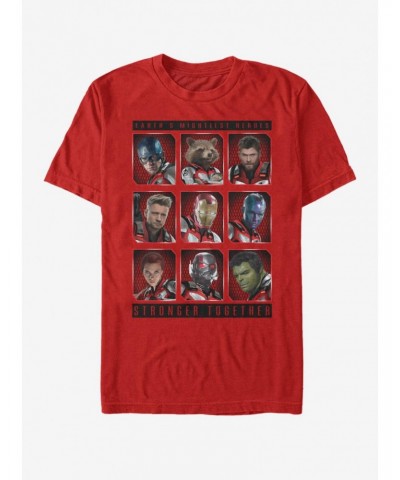 Marvel Avengers: Endgame Mightiest Heroes Stack T-Shirt $6.12 T-Shirts