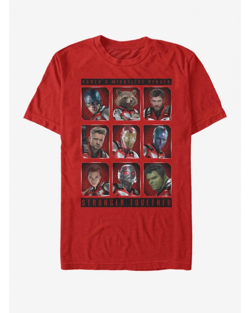 Marvel Avengers: Endgame Mightiest Heroes Stack T-Shirt $6.12 T-Shirts