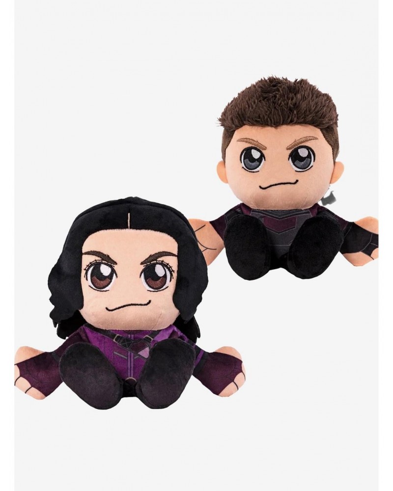 Marvel Hawkeye & Kate Bishop Kuricha Sitting Plush Bundle $19.15 Plush Bundles