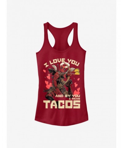 Marvel Deadpool Taco Love Girls Tank $9.36 Tanks