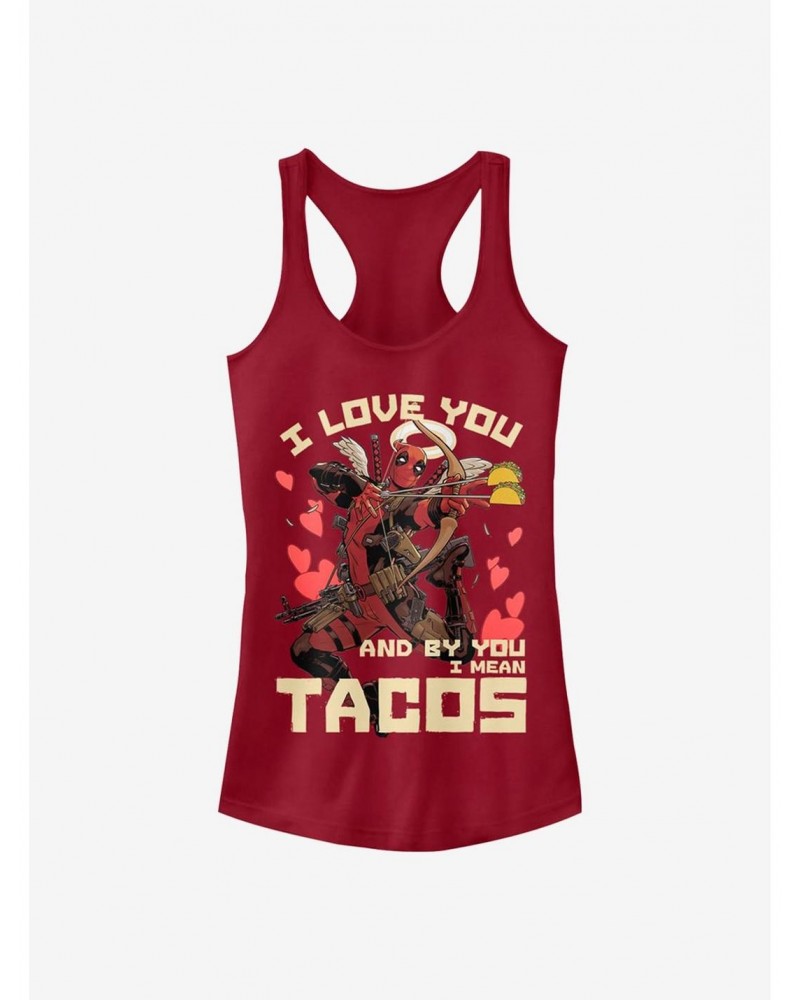 Marvel Deadpool Taco Love Girls Tank $9.36 Tanks