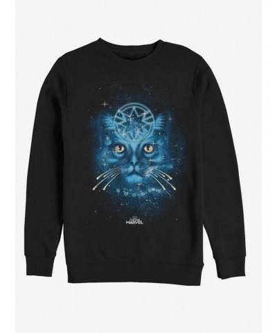 Marvel Captain Marvel Spirit Cat Sweatshirt $13.28 Sweatshirts